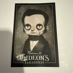 Gideon's Bakehouse Menu Art Card- May 2024 - Jonathan Lindwurm NEW